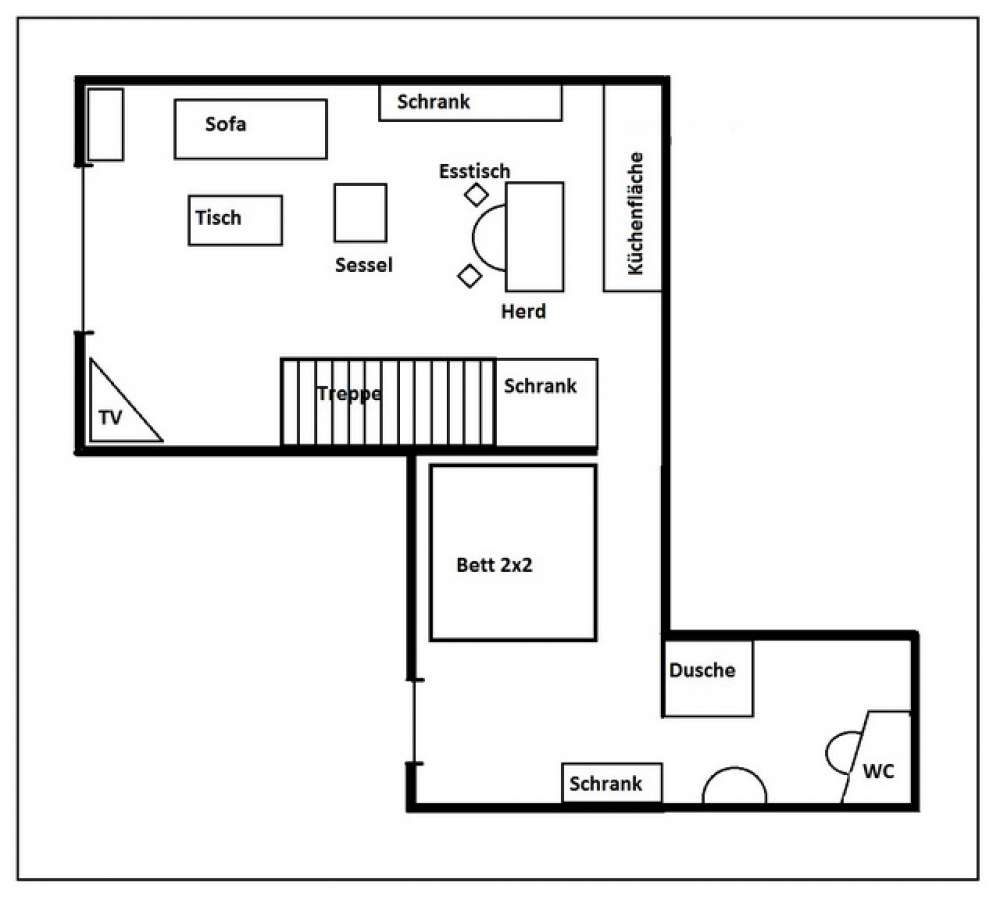 Grundriss Ferienwohnung Grundriss Ferienwohnung
