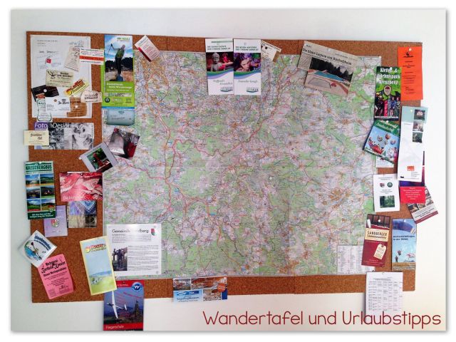 Wanderkarten, Touristinfo, Flyer, aktuelle Info