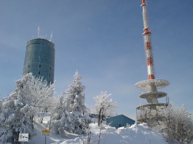 Winter auf dem Inselsberg 916,5m.