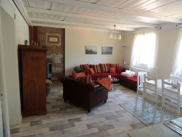 Wohnzimmer mit Kaminofen