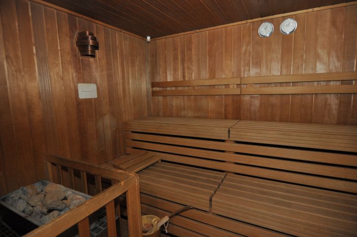 Die Sauna...