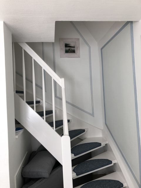 Treppenaufgang in das Obergeschoss