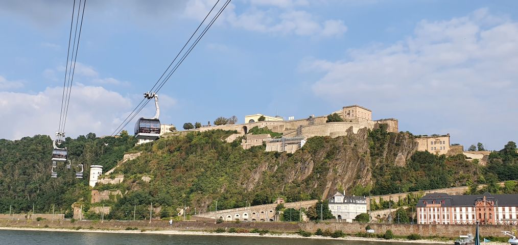 Blick auf die Festung Ehrenbreitstein