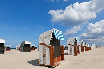 Strandkörbe mieten