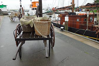 Historischer Fischkarren