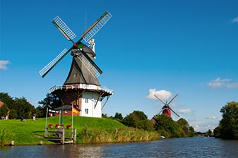 Greetsiel Zwillingsmühlen