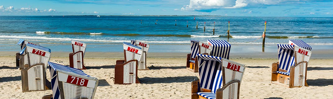 Strandkörbe auf Norderney