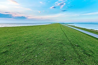 Grünstrand Holmer Siel