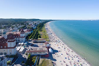 Blick über den Rügener Strand